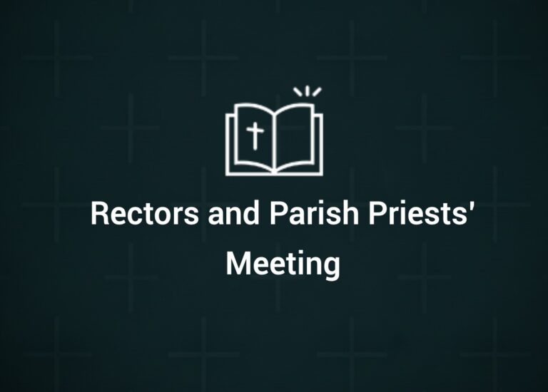 Rectors and Parish Priests’ Meeting, Jubilee of Confreres & Prov. Comty Day