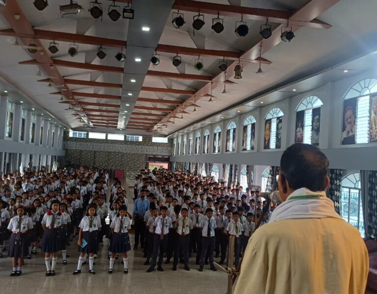 A MEMORABLE VISIT: PIONEER FR. ANTHONY VALLURAN REVISITS DON BOSCO SCHOOL, SILCHAR
