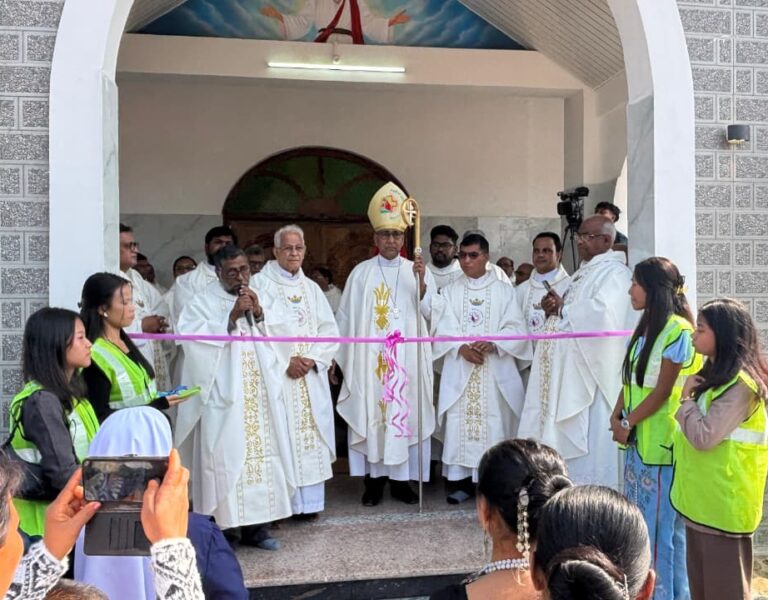 BLESSING OF ST. JOHN PAUL II PARISH CHURCH AT BAIJALBARI
