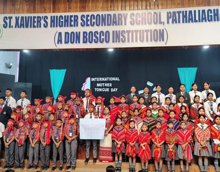 Unity in Diversity: Celebrating International Mother Tongue Day at St. Xavier’s Higher Secondary School, Pathaliaghat