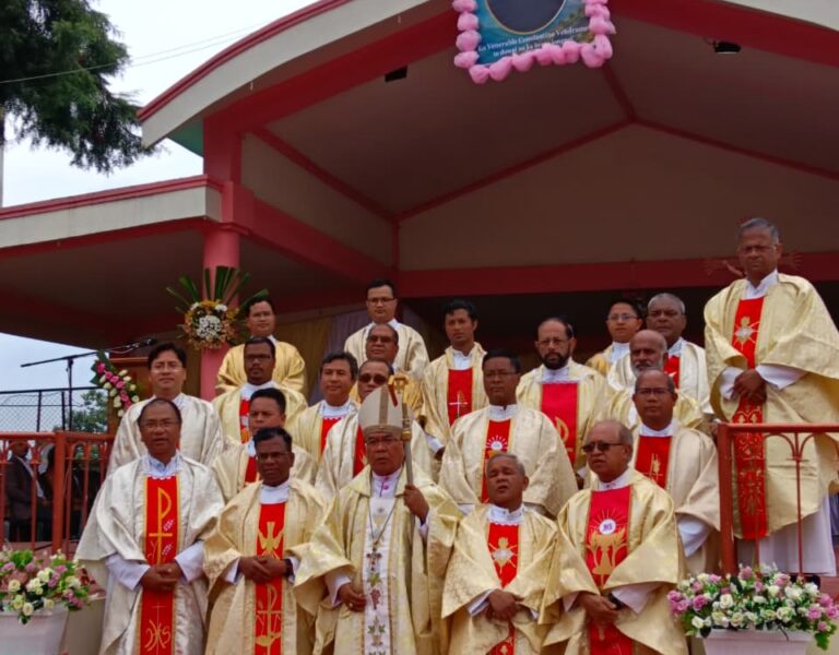 Thanksgiving Mass for the Declaration of the Servant of God Fr. Constantine Vendrame as Venerable at Mawlai