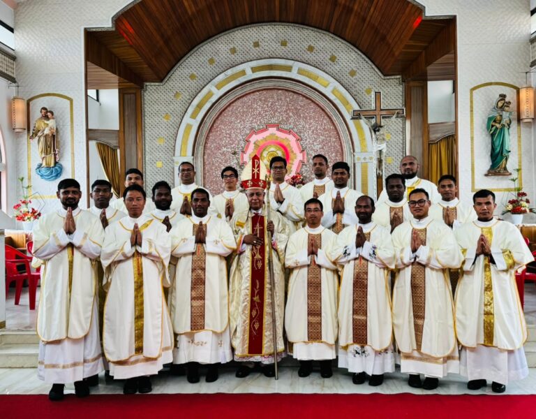 Eighteen Religious Brothers Ordained Deacons at Sacred Heart Theological College, Mawlai