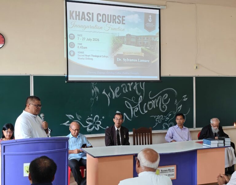 Sacred Heart Theological College Inaugurates Khasi Language Course to Strengthen Pastoral Mission