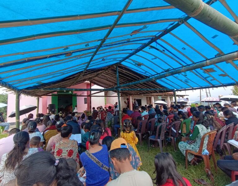 Riangdo Subdistrict Holds End-of-the-Month Prayer Service at Thaïem Village, Parish Sonapahar