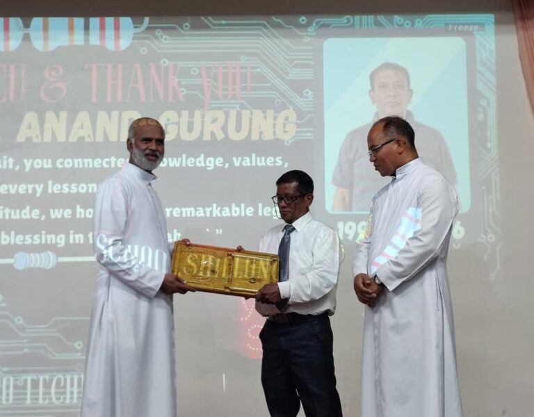 Honouring 31 Years of Dedicated Service: Farewell to Sir Anand Gurung