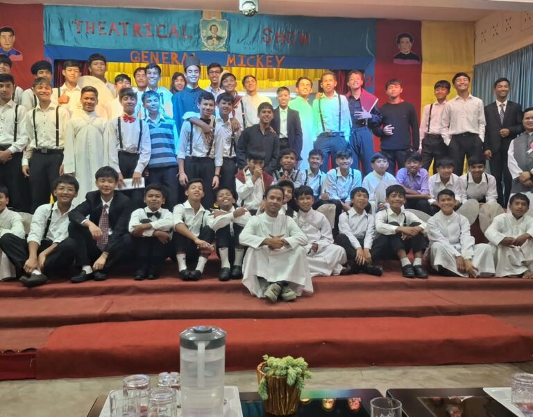 ​Class 9 Boys of Savio Juniorate Stage Inspiring Play General Mickey in Honour of St. John Bosco